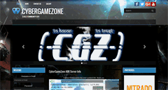 Desktop Screenshot of cybergamezone.com